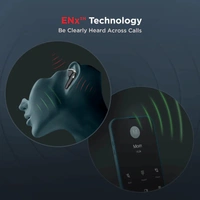 boAt Airdopes 181 with ENx Tech, BEAST Mode, ASAP Charge, 20 Hours Playtime Bluetooth Headset  (Carbon Black, True Wireless) - 10MM, Black