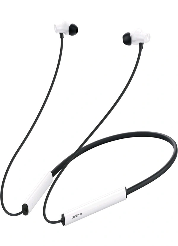 Realme Buds Wireless 3 in-Ear Bluetooth Headphones,30dB ANC,Spatial Audio,13.6mm Dynamic Bass Driver,Upto 40 HrsPlayback,Fast Charging,45ms Low Latency for Gaming,Dual Device Connection-Vitality - White