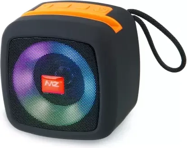 MZ M13VP (PORTABLE BLUETOOTH SPEAKER) Dynamic Thunder Sound Built in Disco Light 5 W Bluetooth Speaker  (Black, Stereo Channel) - Black
