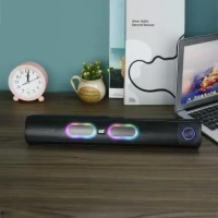 MZ S655 (PORTABLE HOME TV SOUNDBAR) Dynamic Thunder Sound 1800mAh Battery RGB Light 16 W Bluetooth Soundbar  (Black, Stereo Channel) - Black