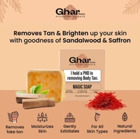 Ghar Magic Soap – Tan Removal Ayurvedic Soap for Face & Body (100g)