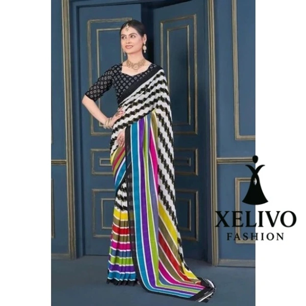 Printed Bollywood Georgette Saree