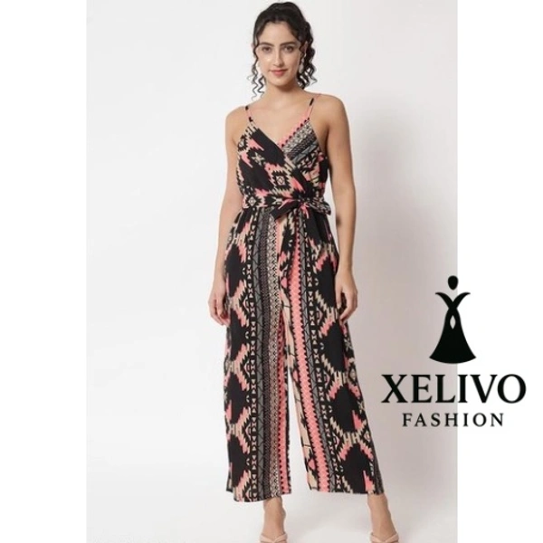 Woman Jumpsuit  - Black, L