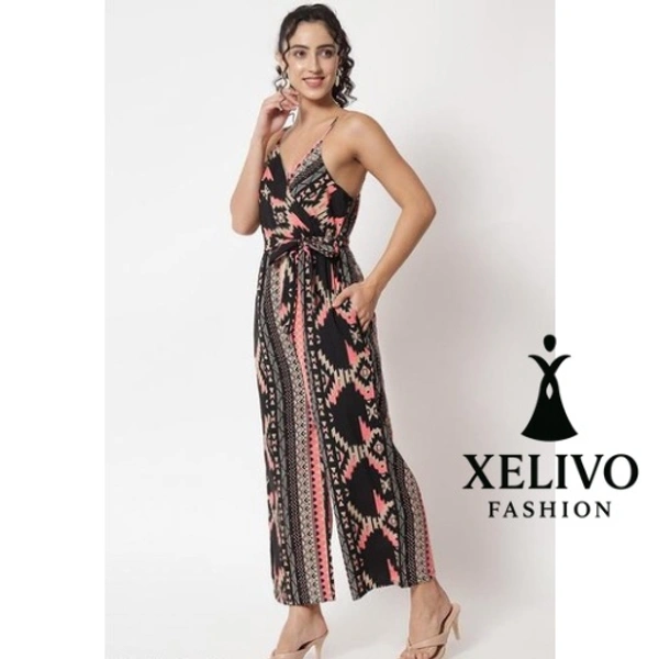 Woman Jumpsuit  - Black, L