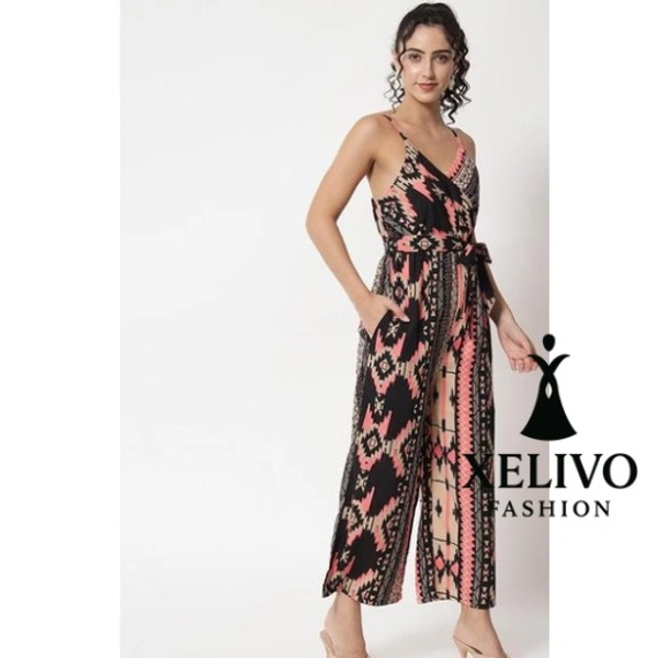 Woman Jumpsuit  - Black, L