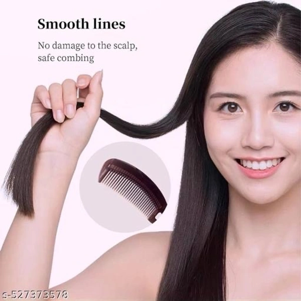 Dandruff Comb Energy Massage Comb - Scalp Massage & Hair Oil Applicator, Lice Remover & Scalp Massager Brush, Unisex Brown Plastic Hair Dressing Comb for Dandruff Remova