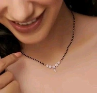 Sparkling Floral Mangalsutra – Elegant & Graceful 