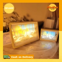 Brown 3D LED Painting Wooden Photo Frame, For Gift, Size: 8x12 Inch  ( COD Available ) - 8×12, Brown