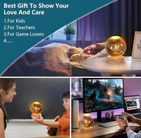 3D Solar System Crystal High Pressure Sodium Vapor Ball Night Light Dimmable Orange Galaxy Night Lights  ( COD Available )