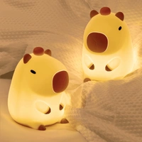 CapyLamp Capybara Night Light, Silicone Capybara Night LED Light, Animal Light, Portable Rechargeable Touch Lamp  ( COD Available )