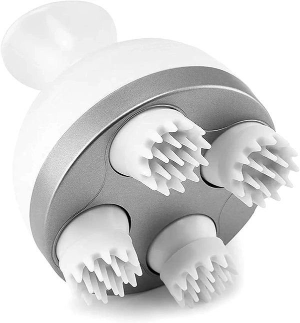 Hair Scalp Rechargeable Electric Head Kneading Massager,4 Speed Modes, Handheld Portable Head Scratcher Massager for Hair Growth  ( COD Available ) - Tickle Me Pink