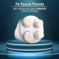 Hair Scalp Rechargeable Electric Head Kneading Massager,4 Speed Modes, Handheld Portable Head Scratcher Massager for Hair Growth  ( COD Available ) - Tickle Me Pink