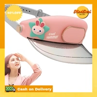 Outdoor Electric Fan Cap USB Charging Portable Fan With 3-Speed Regulation Fan (Pink/29 x 16.5 x 6.5cm)  ( COD Available )