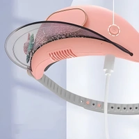 Outdoor Electric Fan Cap USB Charging Portable Fan With 3-Speed Regulation Fan (Pink/29 x 16.5 x 6.5cm)  ( COD Available )