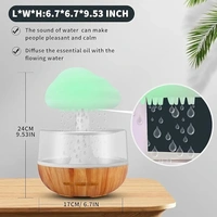 Raining Cloud Humidifier With Multiple Moods And Essential Oil Diffuser for Home Office (Rain Cloud)  ( COD Available ) - White