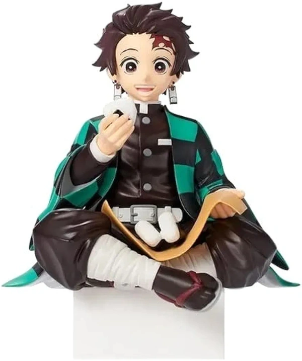 Demon Slayer Figure Eat Rice Balls Kamado Tanjirou Figure Nezuko Figure (Agatsuma Zenitsu)  ( COD Available )