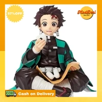 Demon Slayer Figure Eat Rice Balls Kamado Tanjirou Figure Nezuko Figure (Agatsuma Zenitsu)  ( COD Available )