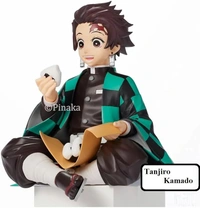 Demon Slayer Figure Eat Rice Balls Kamado Tanjirou Figure Nezuko Figure (Agatsuma Zenitsu)  ( COD Available )