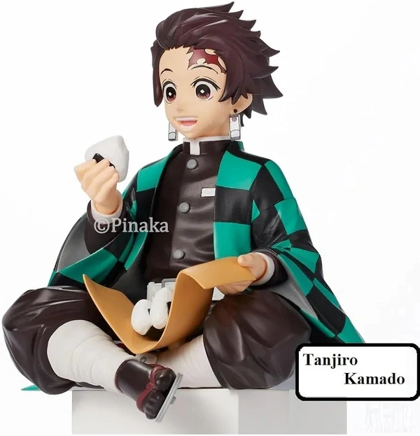 Demon Slayer Figure Eat Rice Balls Kamado Tanjirou Figure Nezuko Figure (Agatsuma Zenitsu)  ( COD Available )