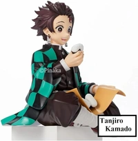 Demon Slayer Figure Eat Rice Balls Kamado Tanjirou Figure Nezuko Figure (Agatsuma Zenitsu)  ( COD Available )