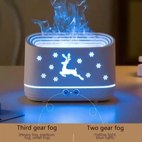 Humidifier for Home, Flame Diffuser/Atmosphere Light Humidifier - Portable Noiseless Aroma Aromatherapy Machine,  ( COD Available )