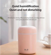 Cool Mist Humidifier & Aroma Diffuser: Enhance Your Environment with Colorful Ambient Lighting - Perfect for Home, Office, and Car - 1 Pack ( COD Available )