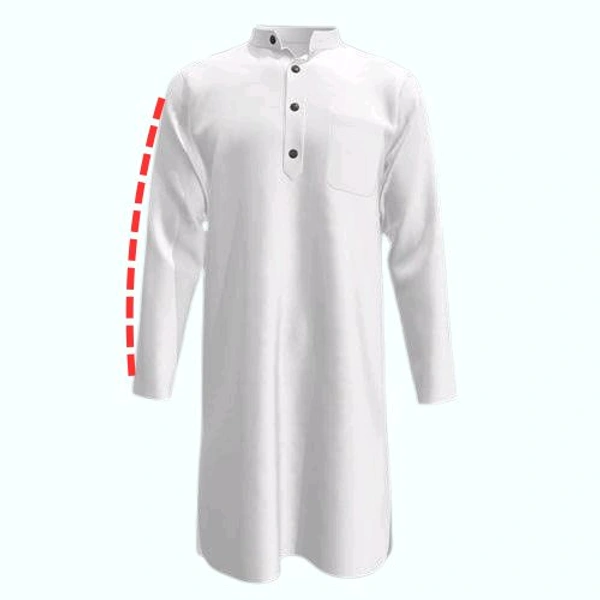 Kurta Sleeve Length Reduction 