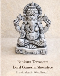 Bankura Terracotta Lord Ganesha Showpiece