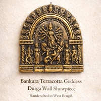 Bankura Terracotta Goddess Durga Wall Showpiece