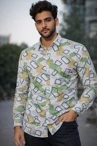 Geometric Style In Urban Daylight