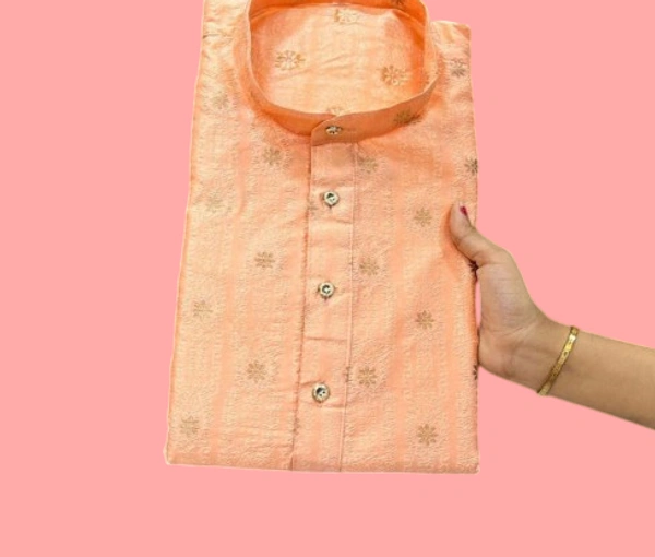 Star Gold Colour Kurta For Men - 36