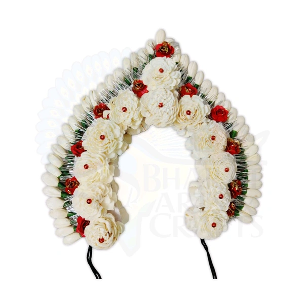 Odissi Dance Artificial Flower Hair (Mukut) Accessory for Women Authentic Odisha Design