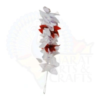 Odissi Dance Artificial Flower Hair (Mukut) Accessory for Women (Cloth)
