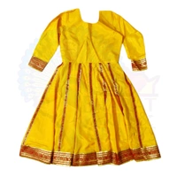 Kathak Dance Costume for Women (Traditional Silk) - 40 (Free Size)