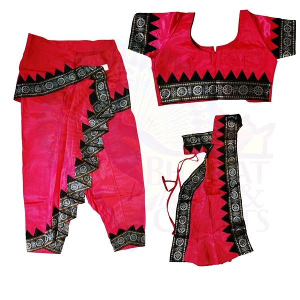 Odissi Dance Costume for Women - 40 (Free Size)