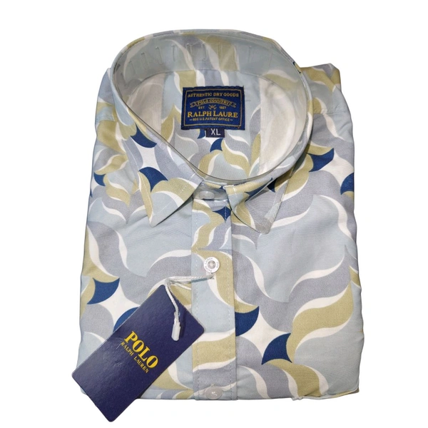 Multicolered Regular Fit Printed Shirt - M