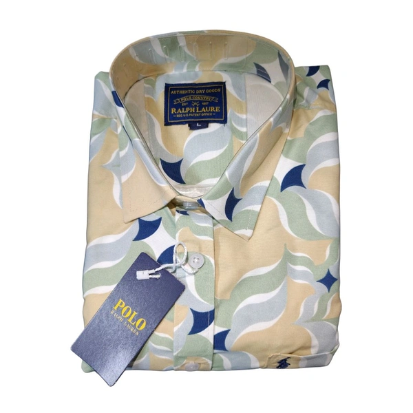 Multicolered Regular Fit Printed Shirt - XL