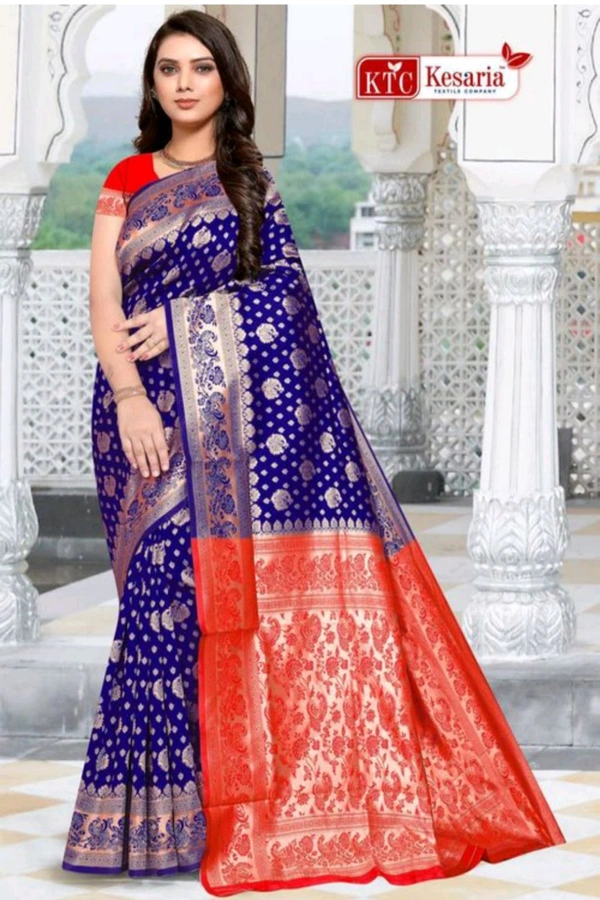 RAPAIR JAQUARD SILK SAREE WITH UN STITCHED BLOUSE