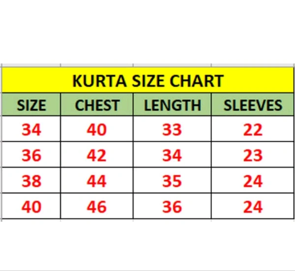 Cross Botton Black Colour Kurta  - 44