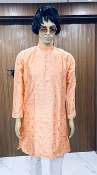 Star Gold Colour Kurta For Men - 36