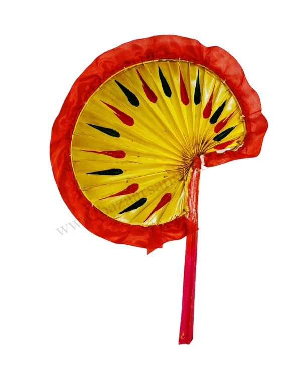 Talpatar Haat Pakha – Handmade Traditional Palm Leaf Fan (1 Piece)