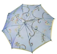 Exquisite Handmade Mini Lace Parasol Umbrella – Perfect for Janmashtami Decorations