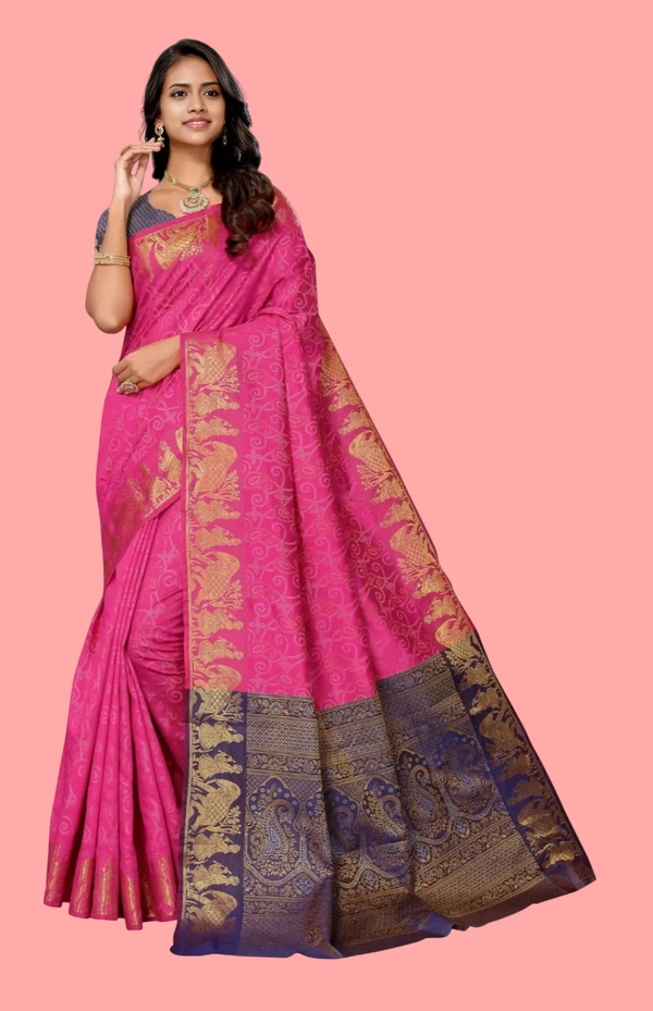 BANARASI BANDHNI SILK SAREE
