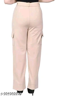 Korean Pants - White, 28