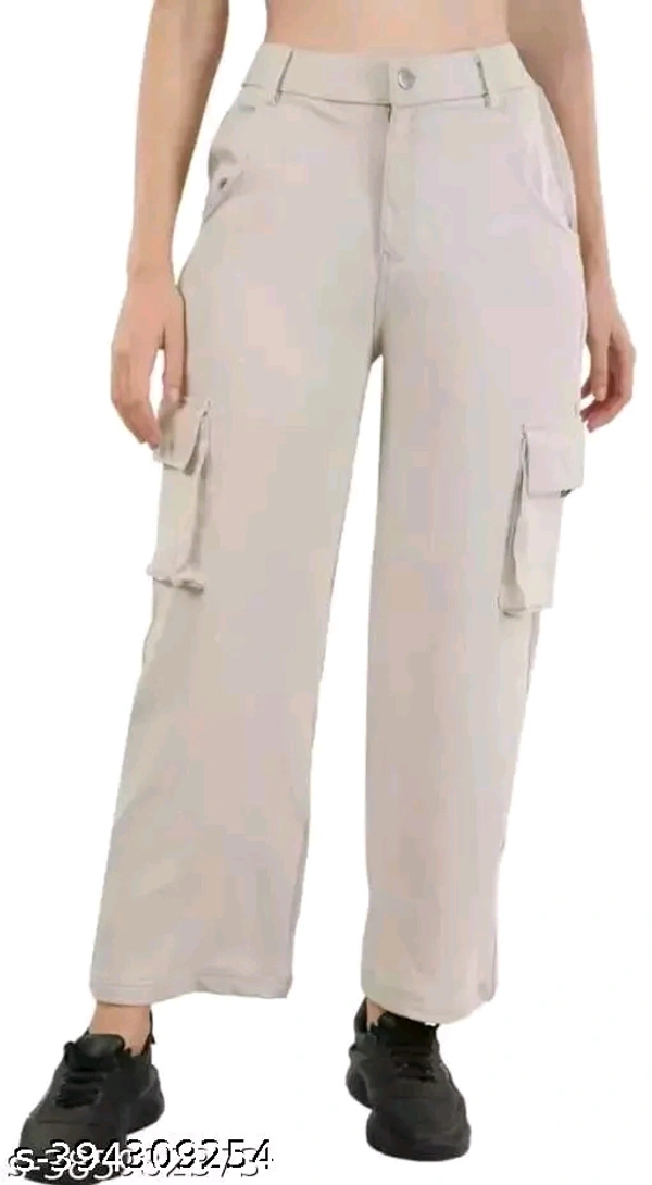 Korean Pants - White, 28