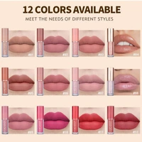 12 Colors Liquid Lipstick Set Matte Lip Gloss, Velvet Lip Gloss -HANDAIYAN