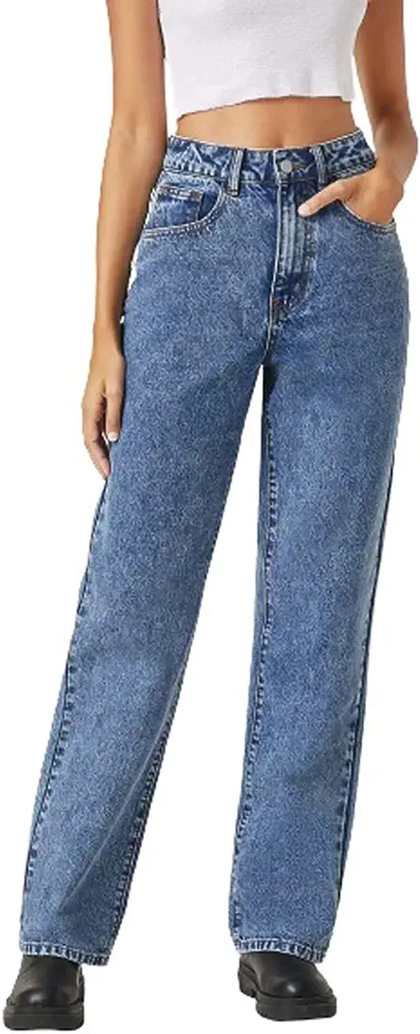 KOTTY Women High Rise Cotton Lycra Blend Ankle Length Jeans - 26