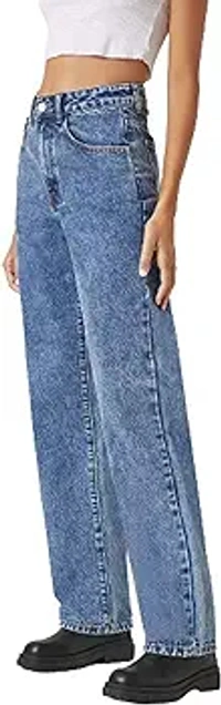 KOTTY Women High Rise Cotton Lycra Blend Ankle Length Jeans - 28