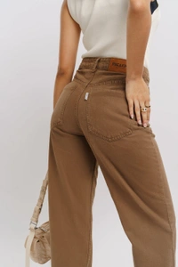 FREAKINS  Brown Wide Leg Jeans - 28
