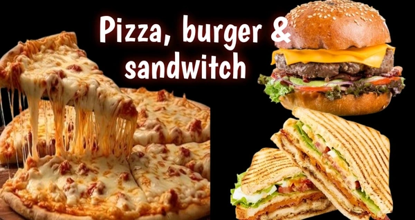 Burger Pizza and sandwich  - demo product not to buy